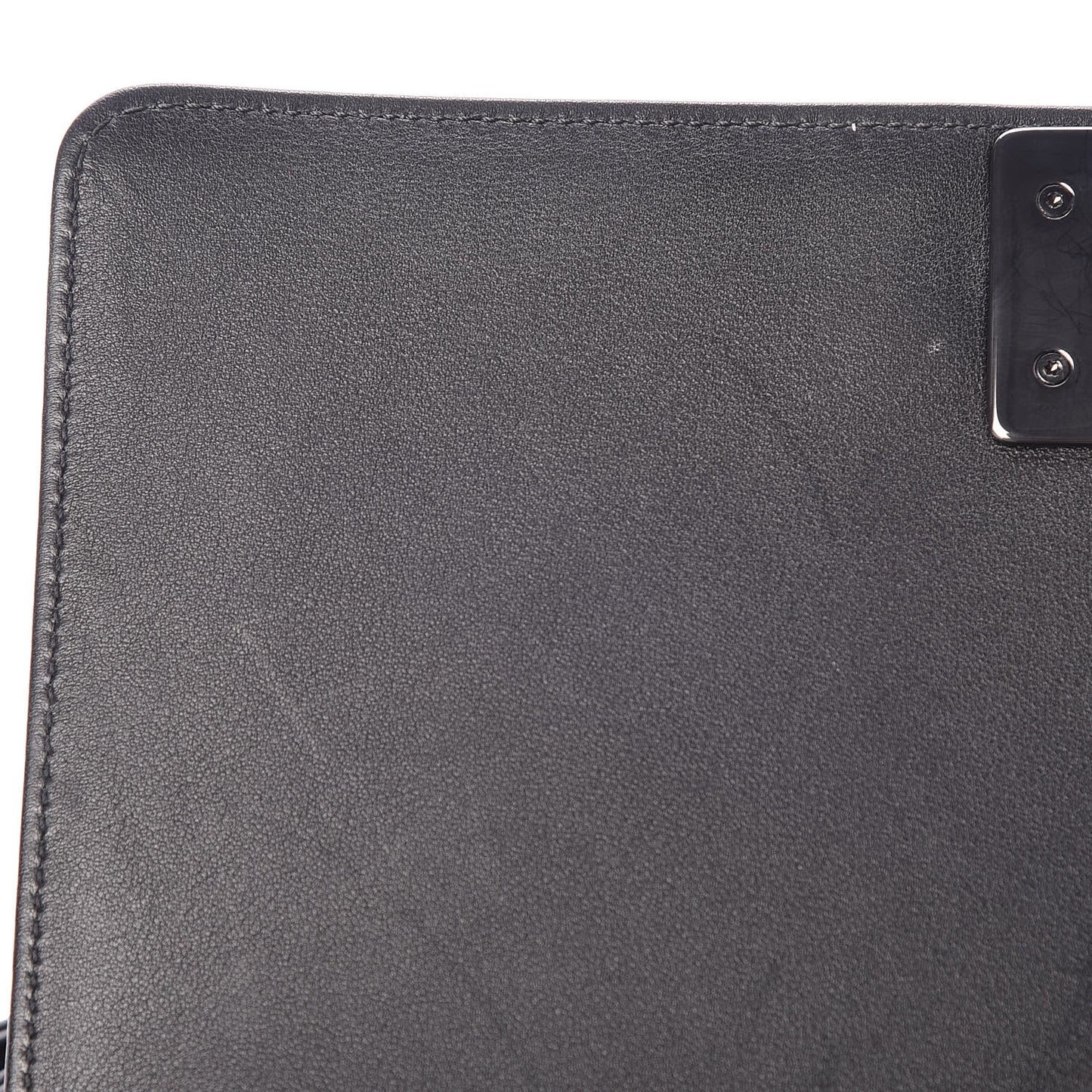 Calfskin Quilted Medium Boy Flap So Black