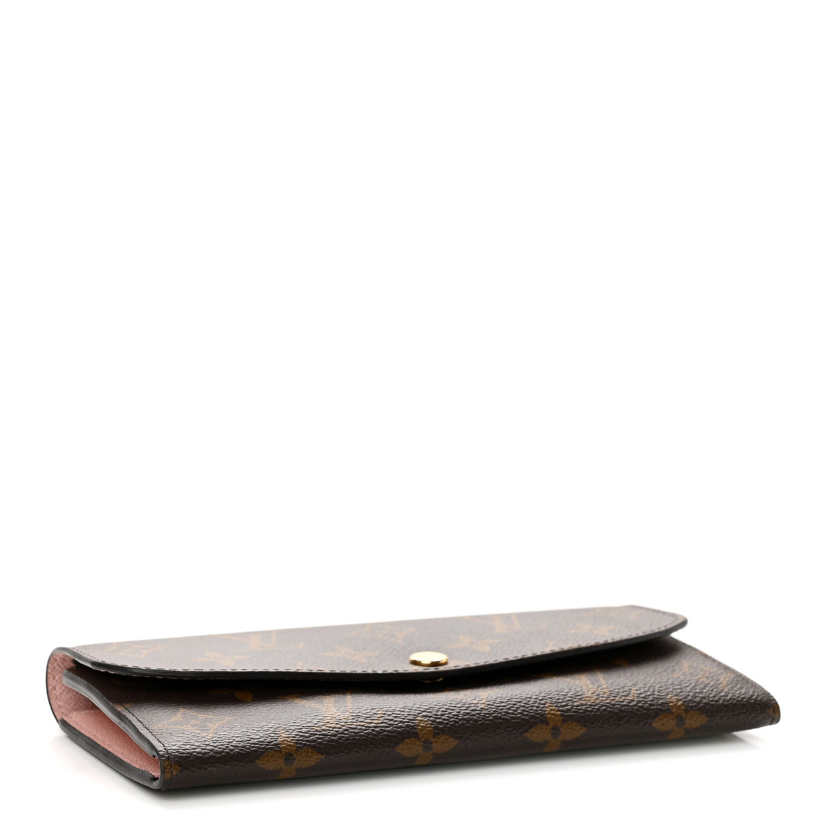 Monogram Emilie Wallet Rose Ballerine