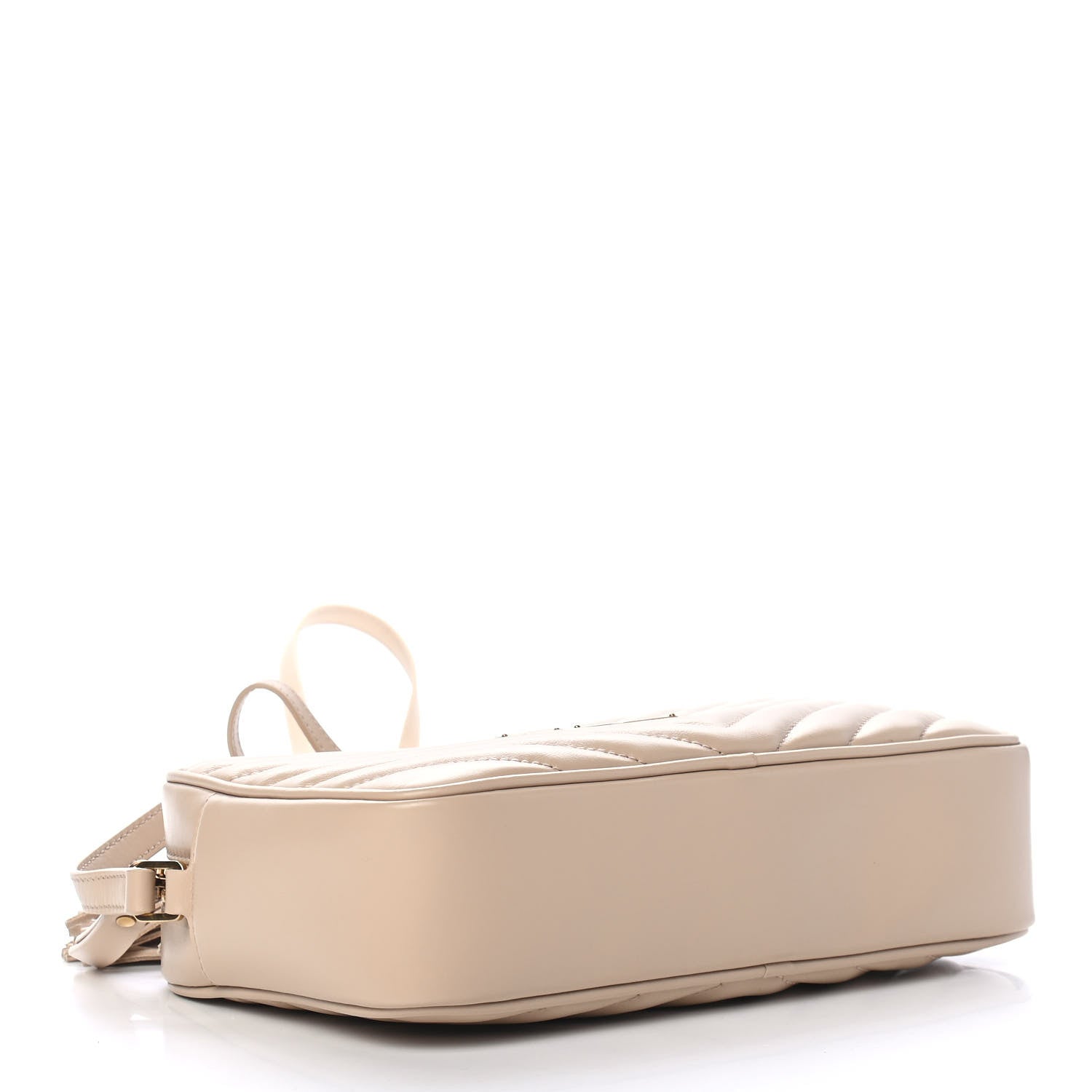 Saint Laurent Calfskin Matelasse Monogram Lou Camera Bag Nude Powder 3 of 4