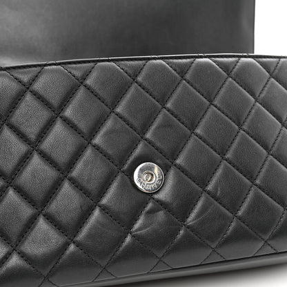 Chanel Lambskin Quilted Medium CC Filigree Flap Black 12 of 13