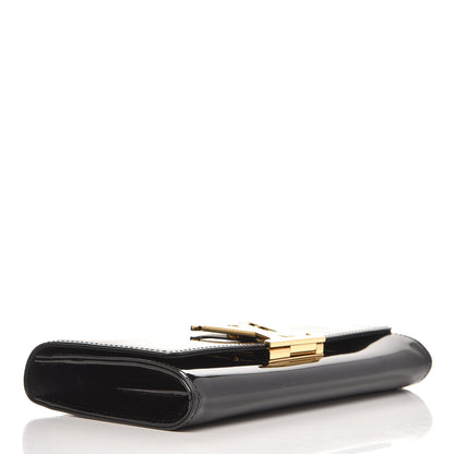 Louis Vuitton Patent Louise Clutch Black 4 of 6
