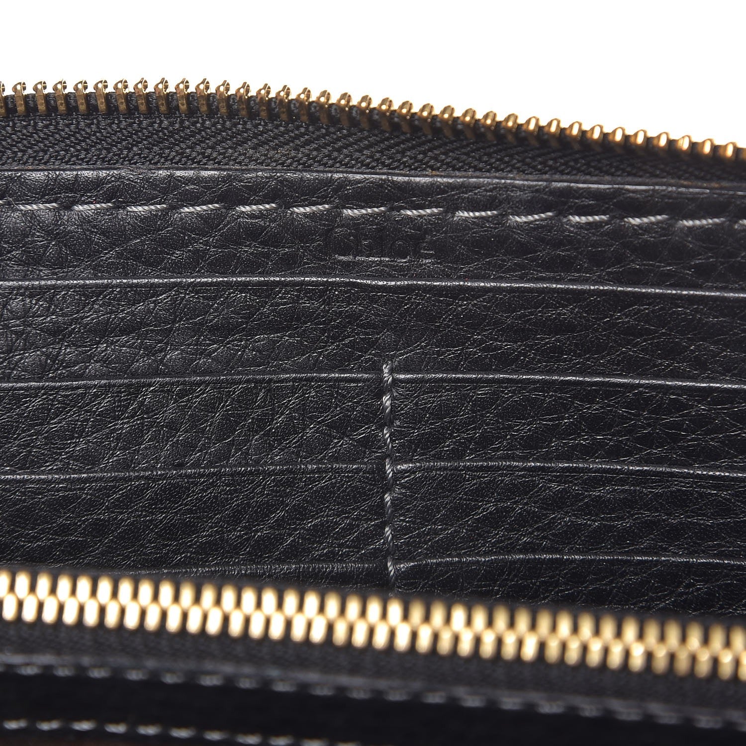 Chloe Grained Calfskin Marcie Long Zip Around Wallet Black 6 of 8