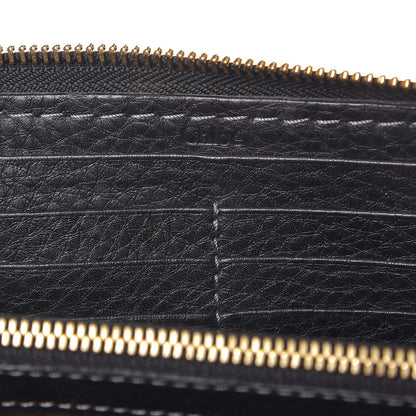 Chloe Grained Calfskin Marcie Long Zip Around Wallet Black 6 of 8