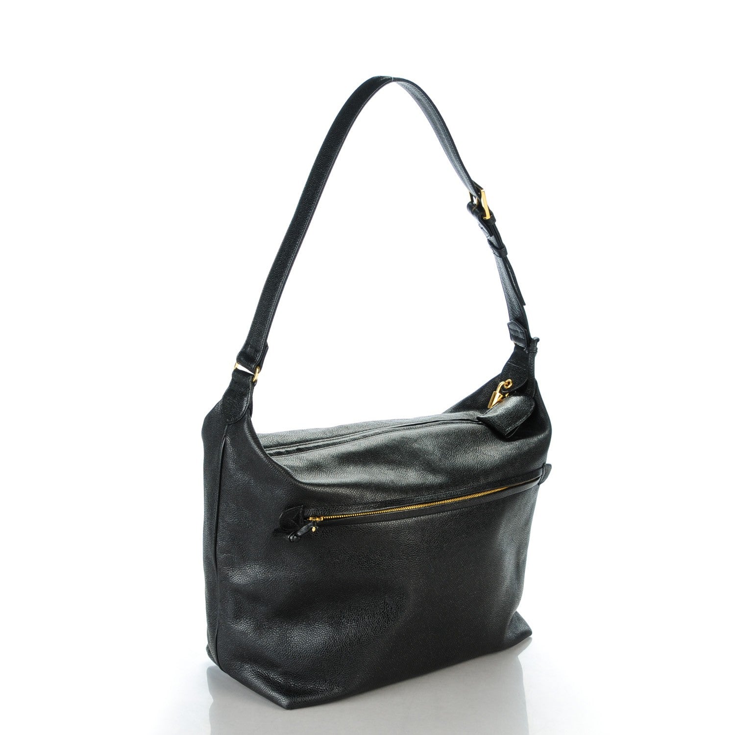 Chanel Caviar CC Hobo Black 3 of 7