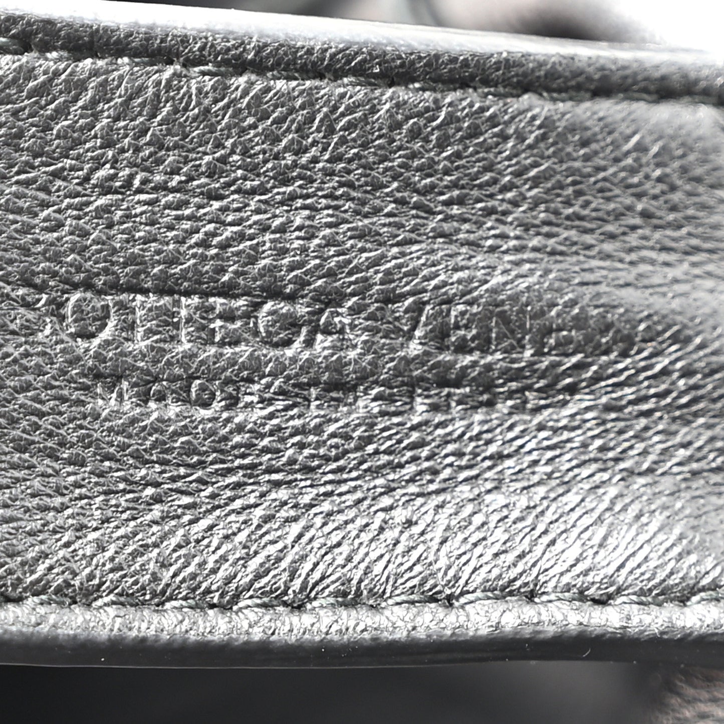 Lambskin Maxi Intrecciato Small Cassette Camera Bag Black