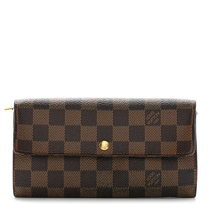 Louis Vuitton Damier Ebene Sarah Wallet 1 of 7