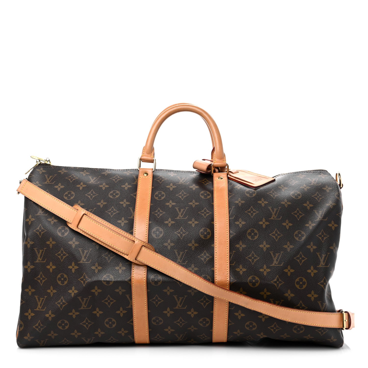 Louis Vuitton Monogram Keepall Bandouliere 55 1 of 25