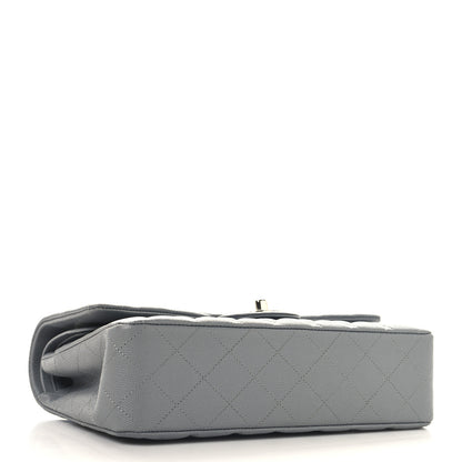 Chanel Caviar Quilted Medium Double Flap Grey 4 of 10