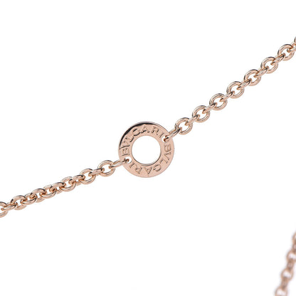 Bulgari 18K Rose Gold Diamond BVLGARI BVLGARI Link Pendant Necklace 10 of 11
