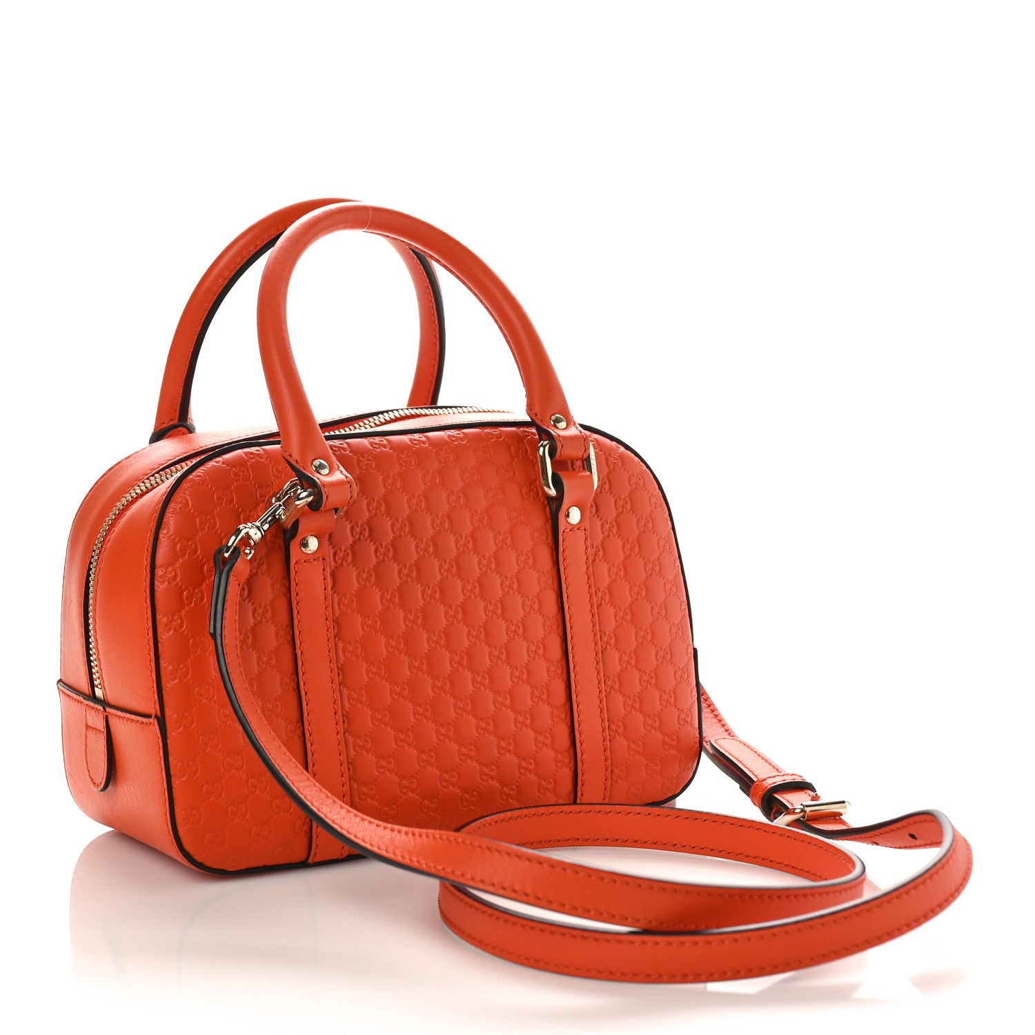 Gucci Soft Microguccissima Small Crossbody Bag Sun Orange 3 of 9