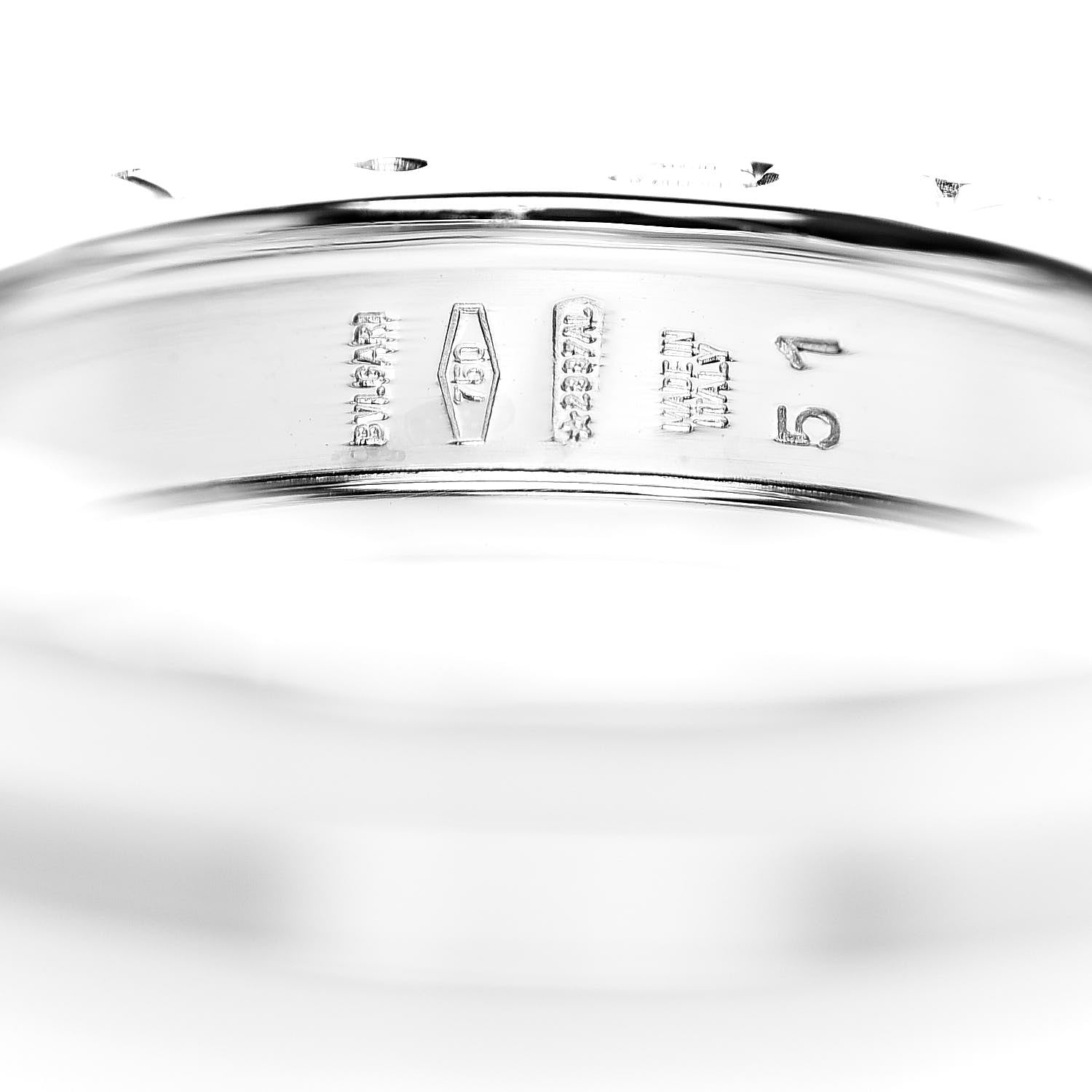 Bulgari 18K White Gold B.Zero1 One-Band Ring 51 5.75 5 of 5