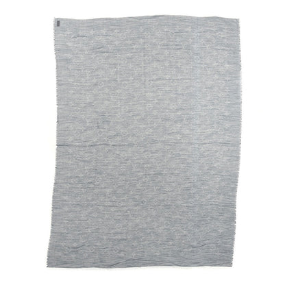 Louis Vuitton Wool Cotton Silk Daily Monogram Stole Denim 1 of 4