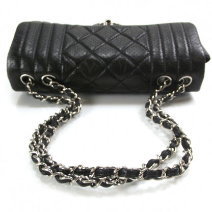 Chanel Aged Calfskin Perforated Flap Black 5 of 11