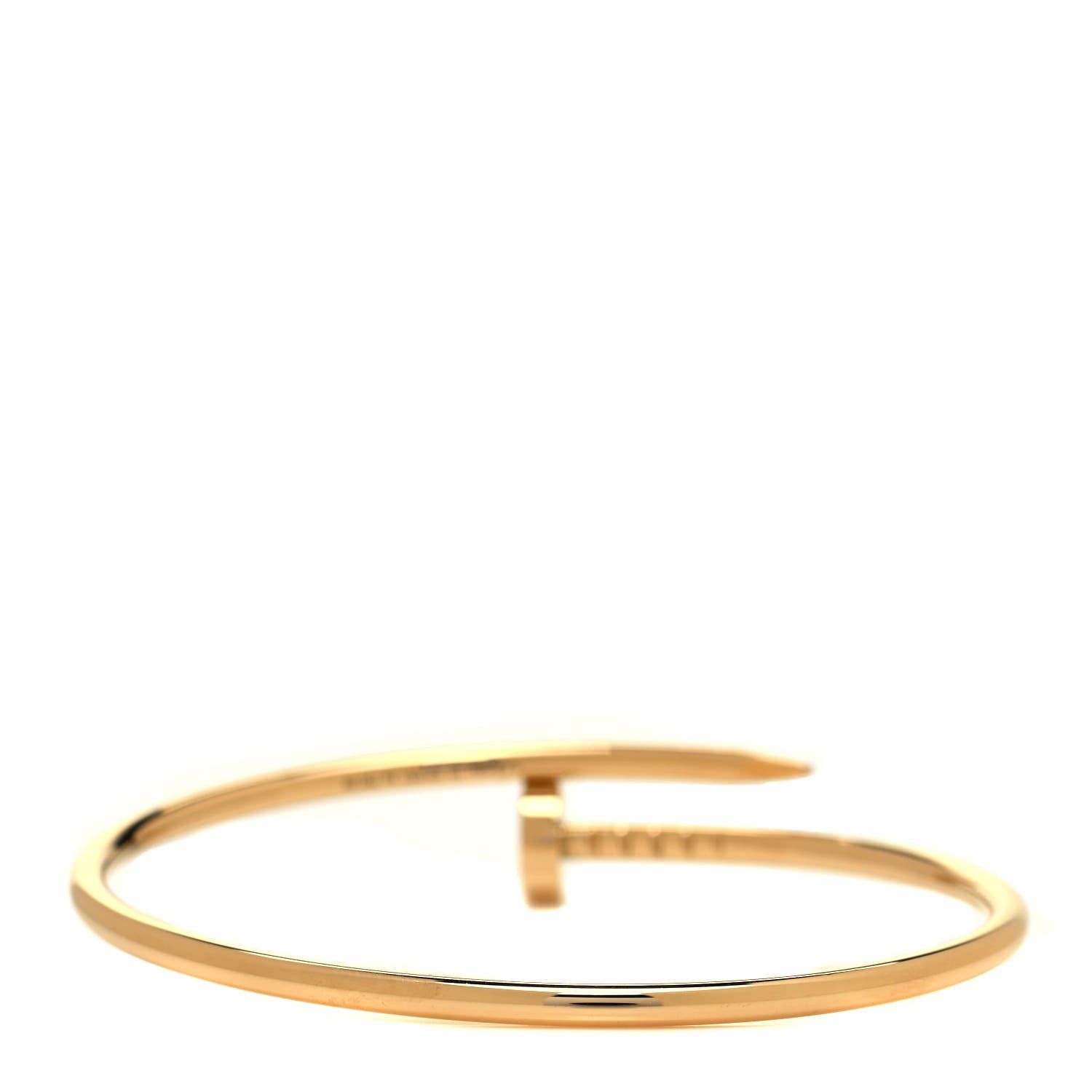 Cartier 18K Yellow Gold Small Juste Un Clou Bracelet 15 3 of 6