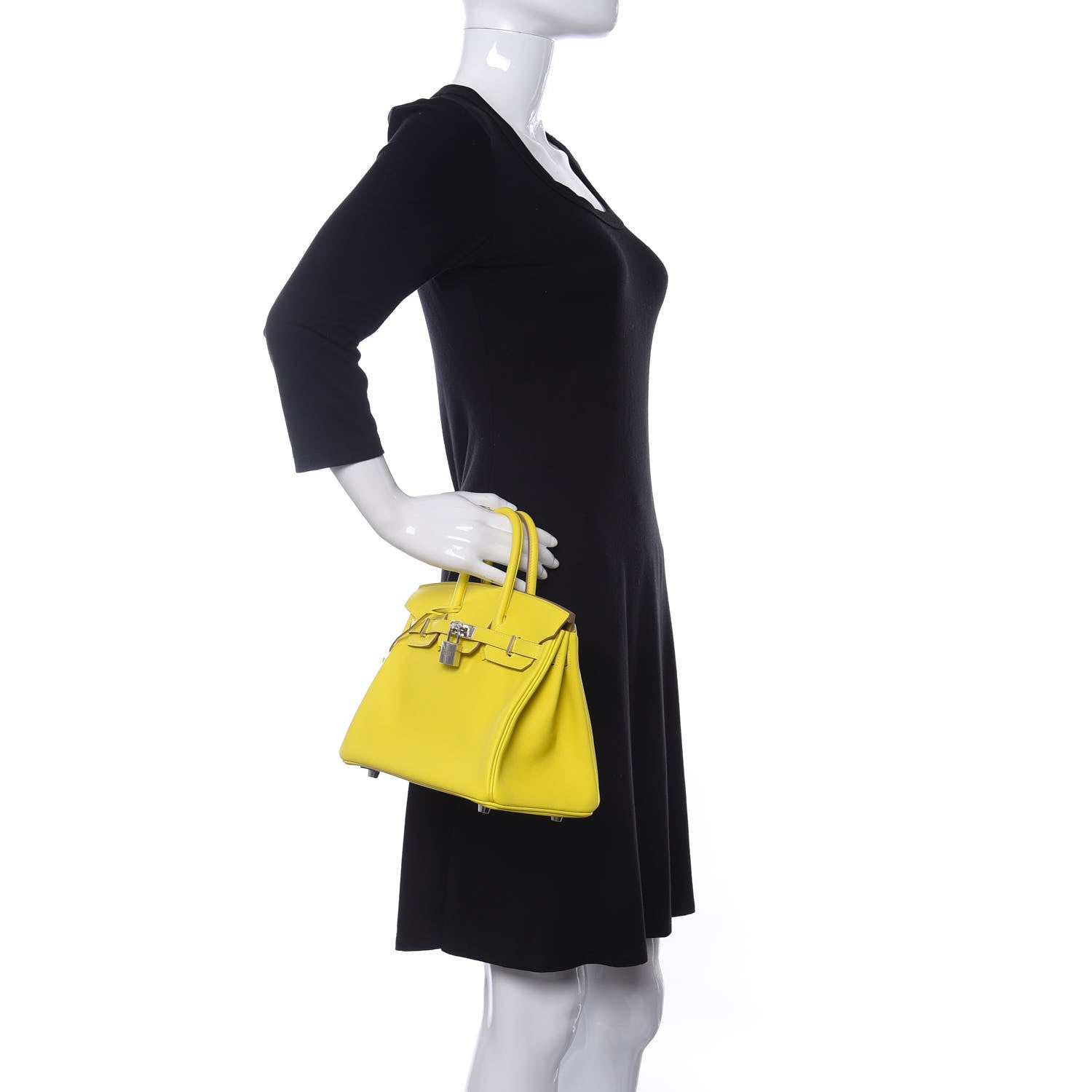 Hermes Swift Birkin 25 Lime 2 of 11