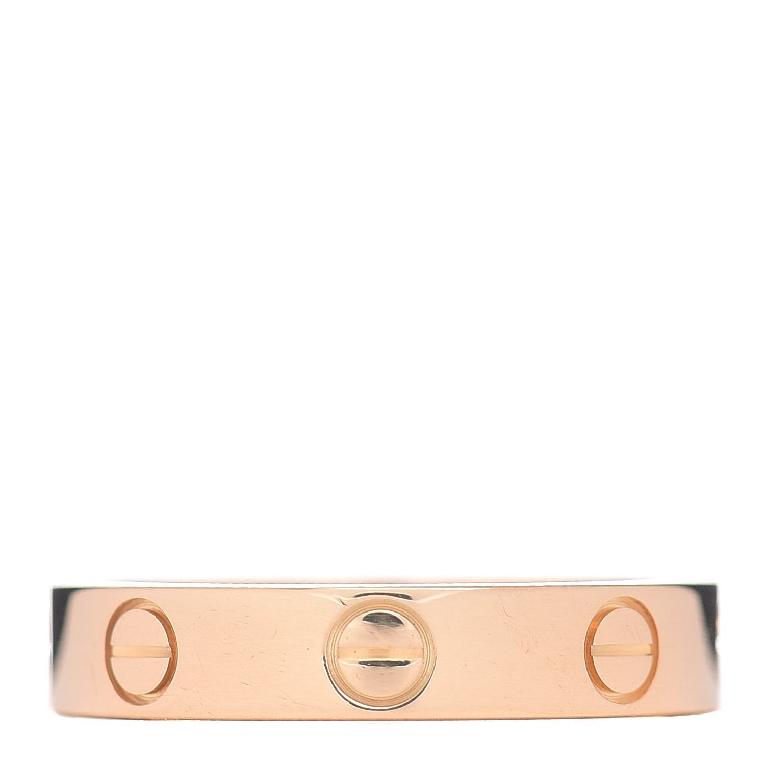 Cartier 18K Yellow Gold 3.5mm LOVE Wedding Band Ring 51 5.75 1 of 4