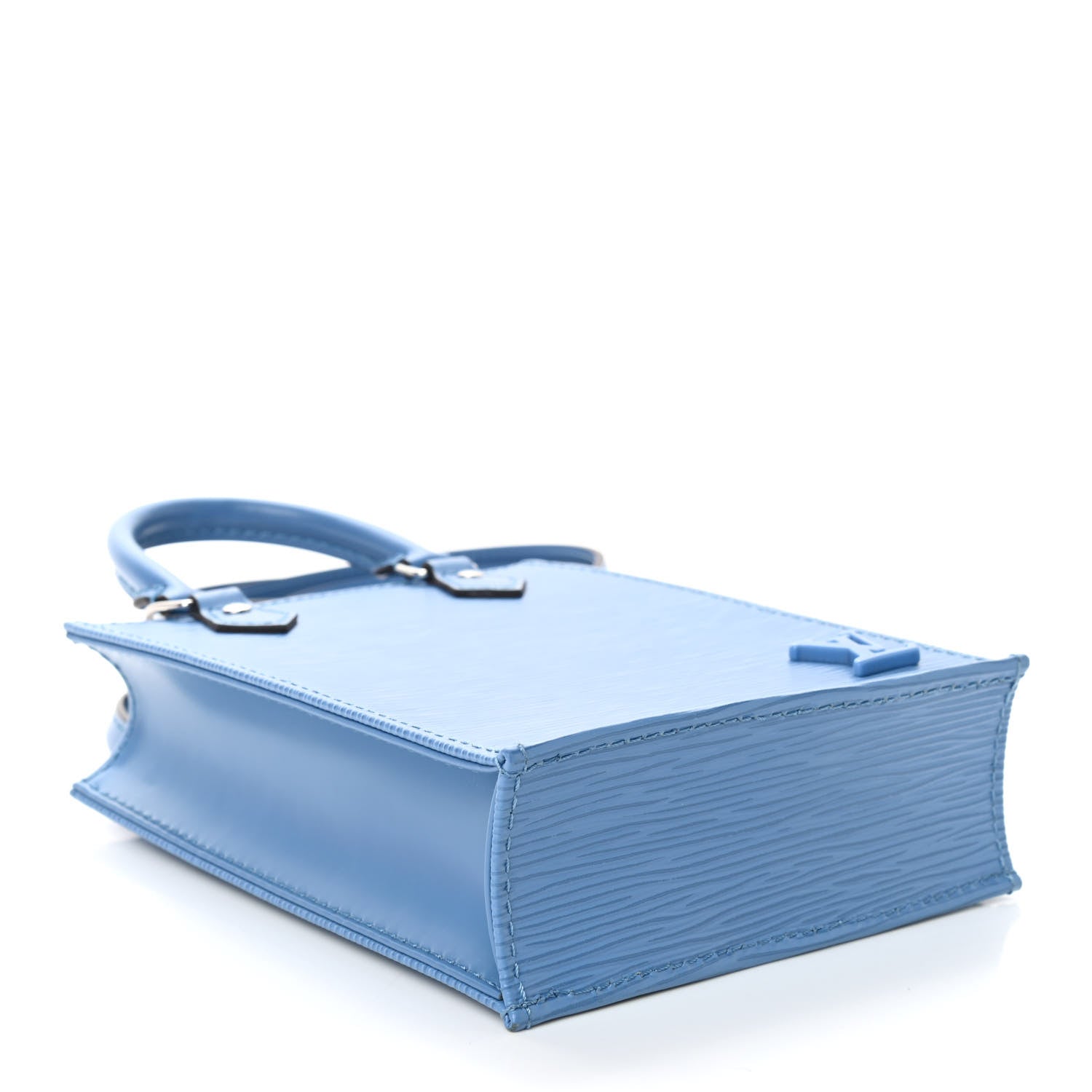Louis Vuitton Epi Petit Sac Plat Bleuet 4 of 8