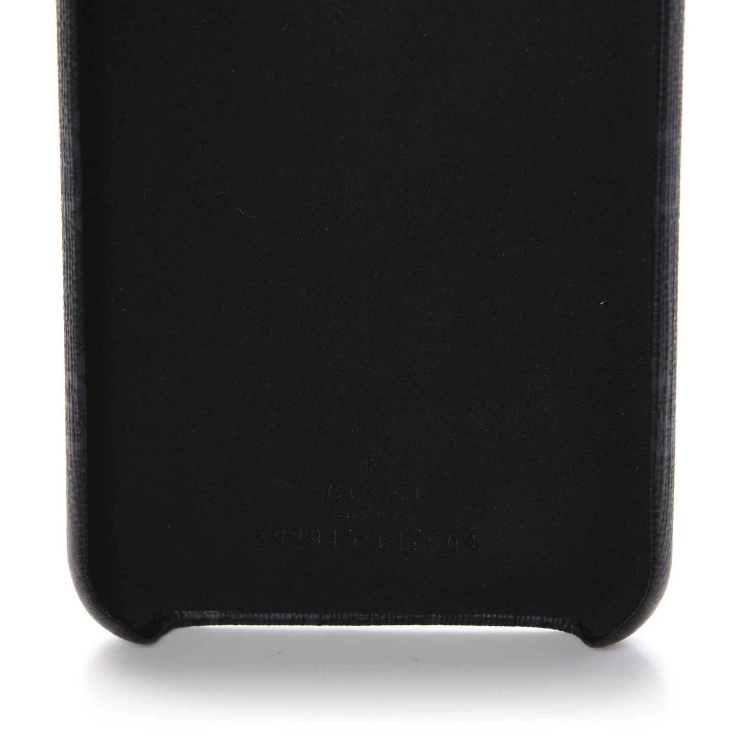 GG Supreme Monogram Top Handle iPhone XS Max Case Black