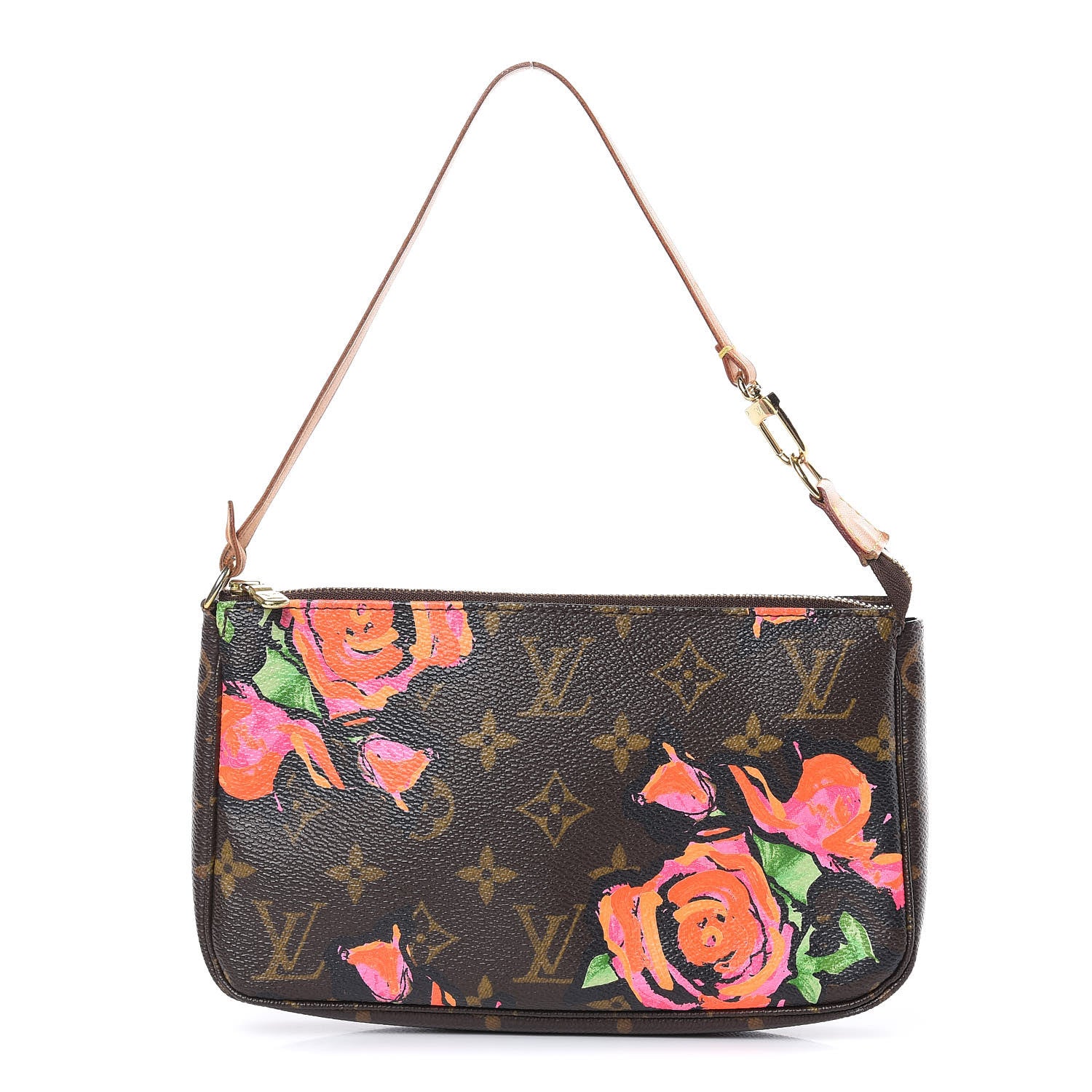 Louis Vuitton Monogram Roses Pochette Accessories 1 of 11