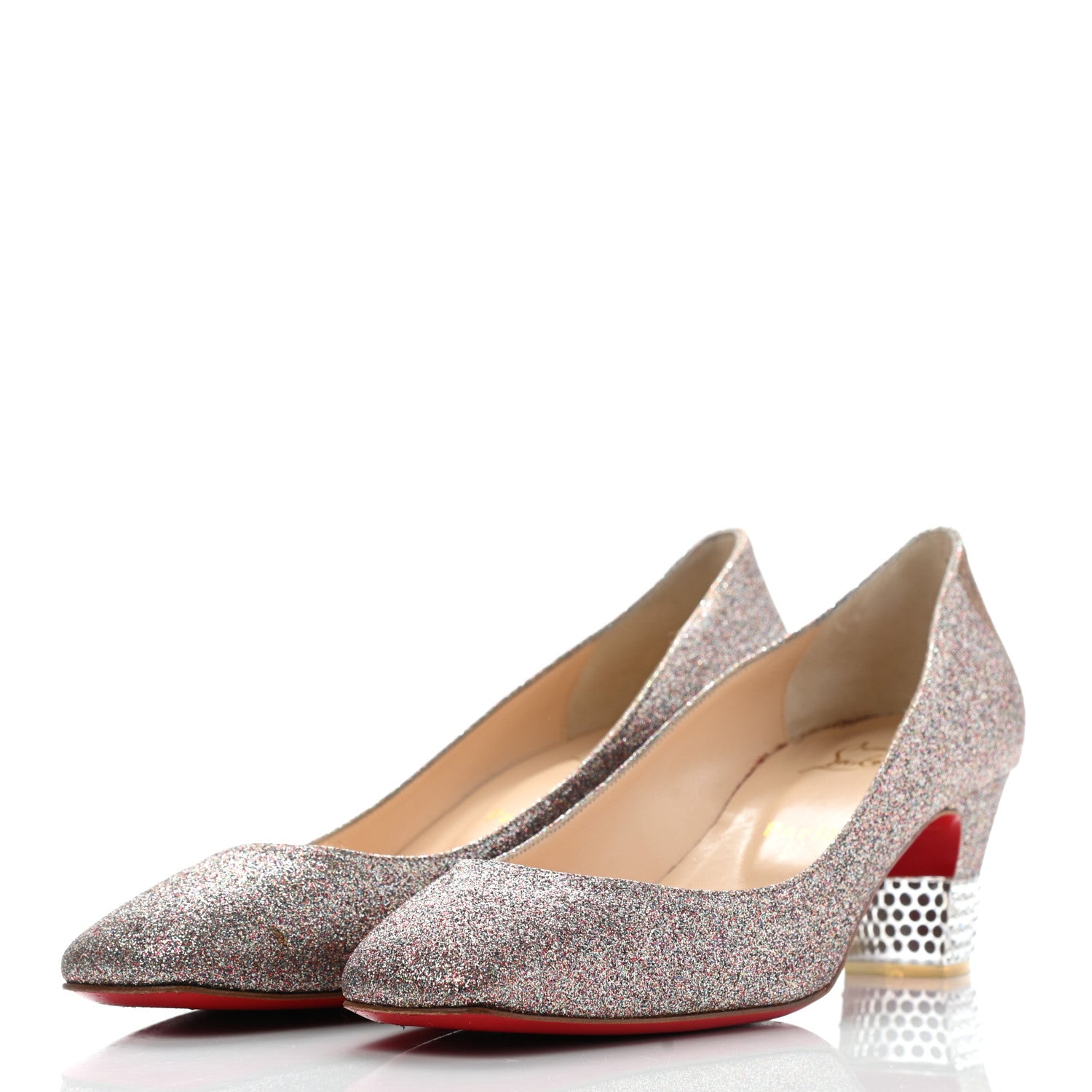 Christian Louboutin Glitter Crystal Gloria 45 Pumps 41 Multicolor 3 of 12