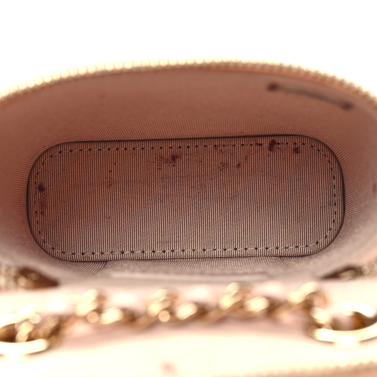 Chanel Caviar Quilted Small Vertical Coco Beauty Vanity Case With Chain Light Pink 5 of 11