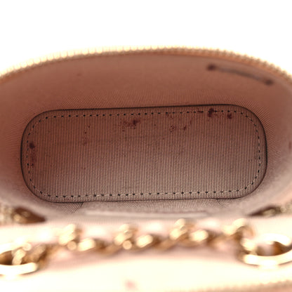 Chanel Caviar Quilted Small Vertical Coco Beauty Vanity Case With Chain Light Pink 5 of 11