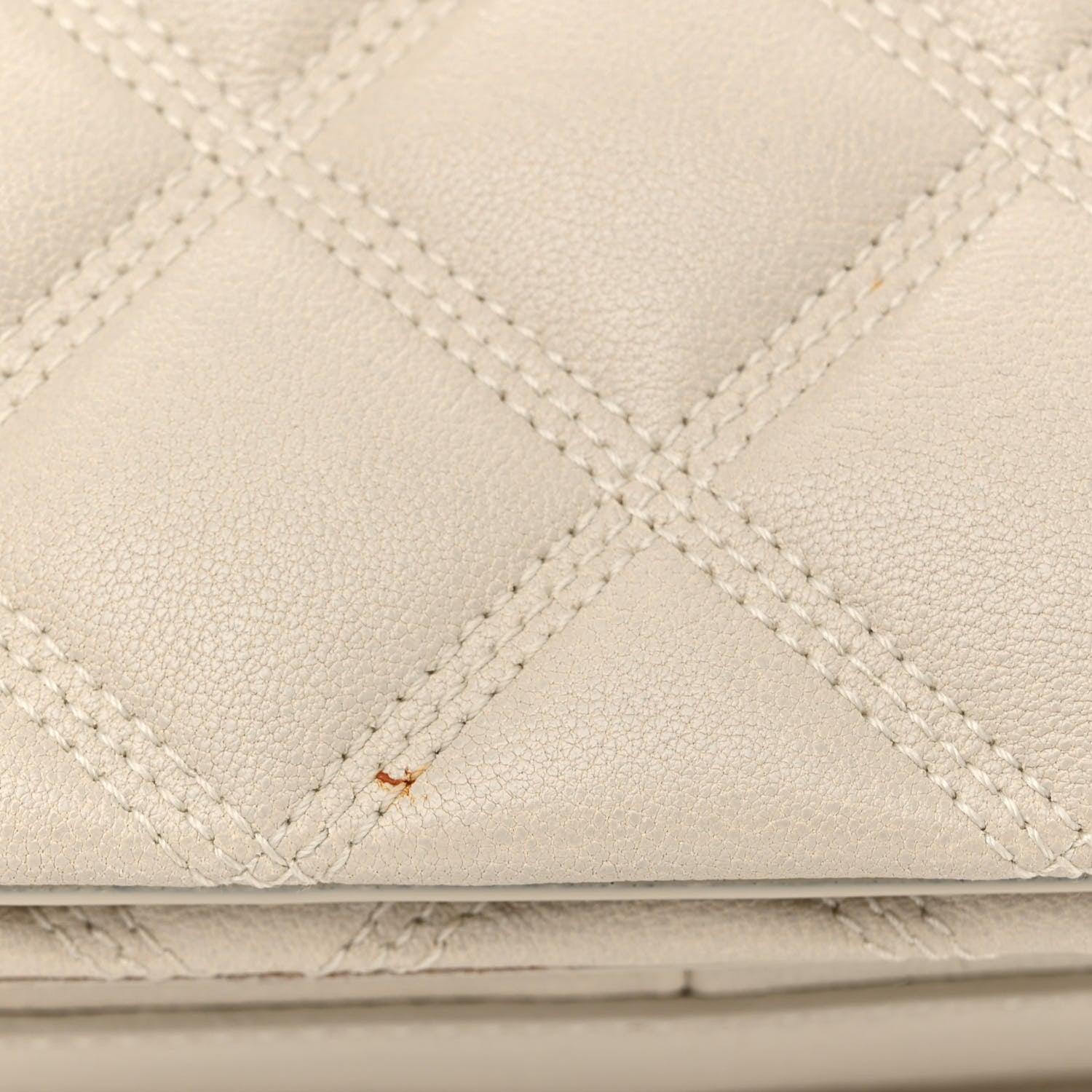 Saint Laurent Lambskin Quilted Large Becky Chain Bag Crema Soft 11 of 11