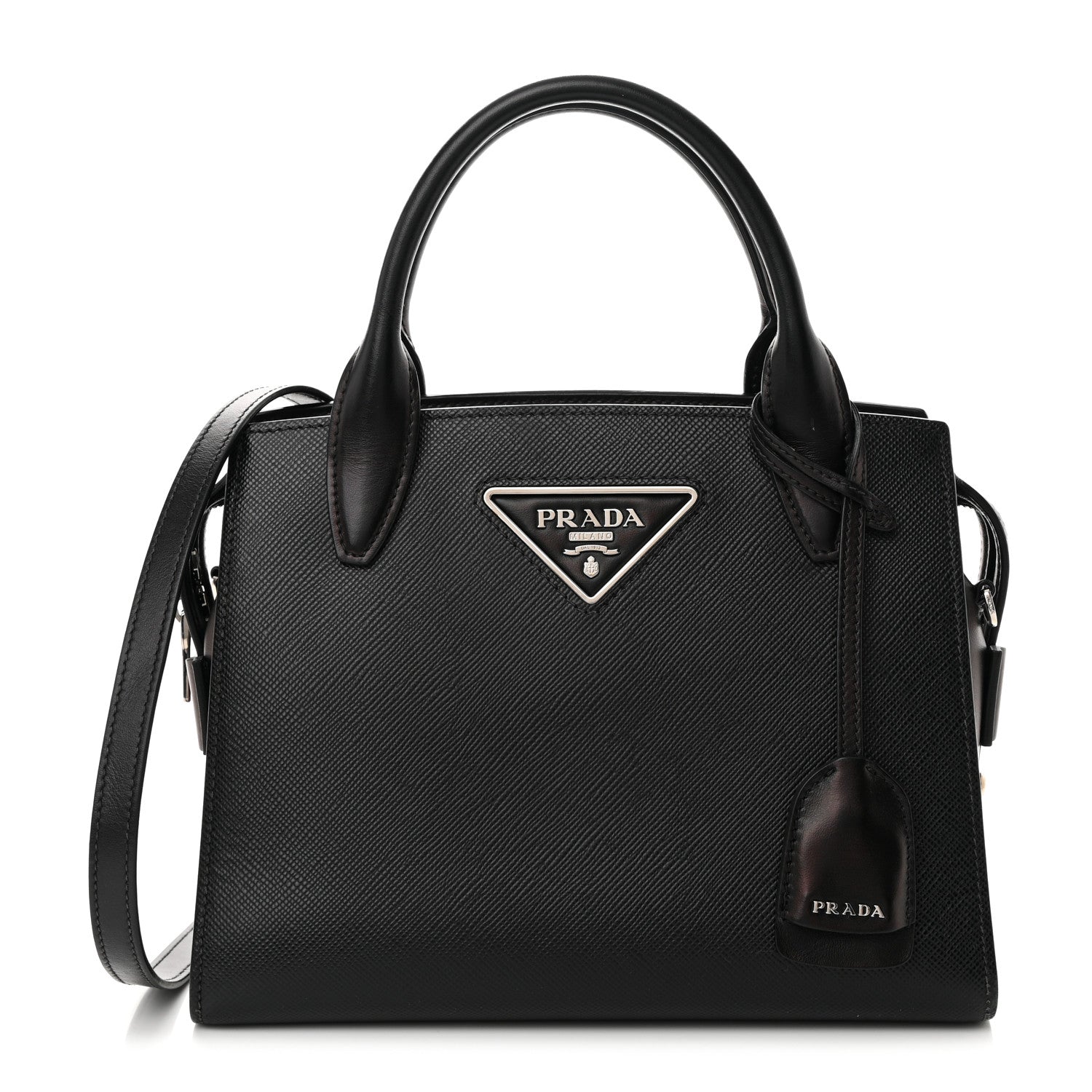 Prada Saffiano Cuir Kristen Black 1 of 20