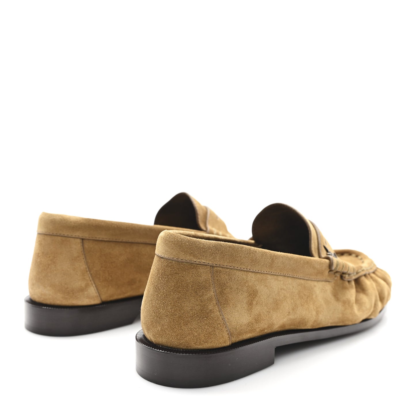 Suede Le Loafer 15 Penny Slippers 39.5 Cuoio