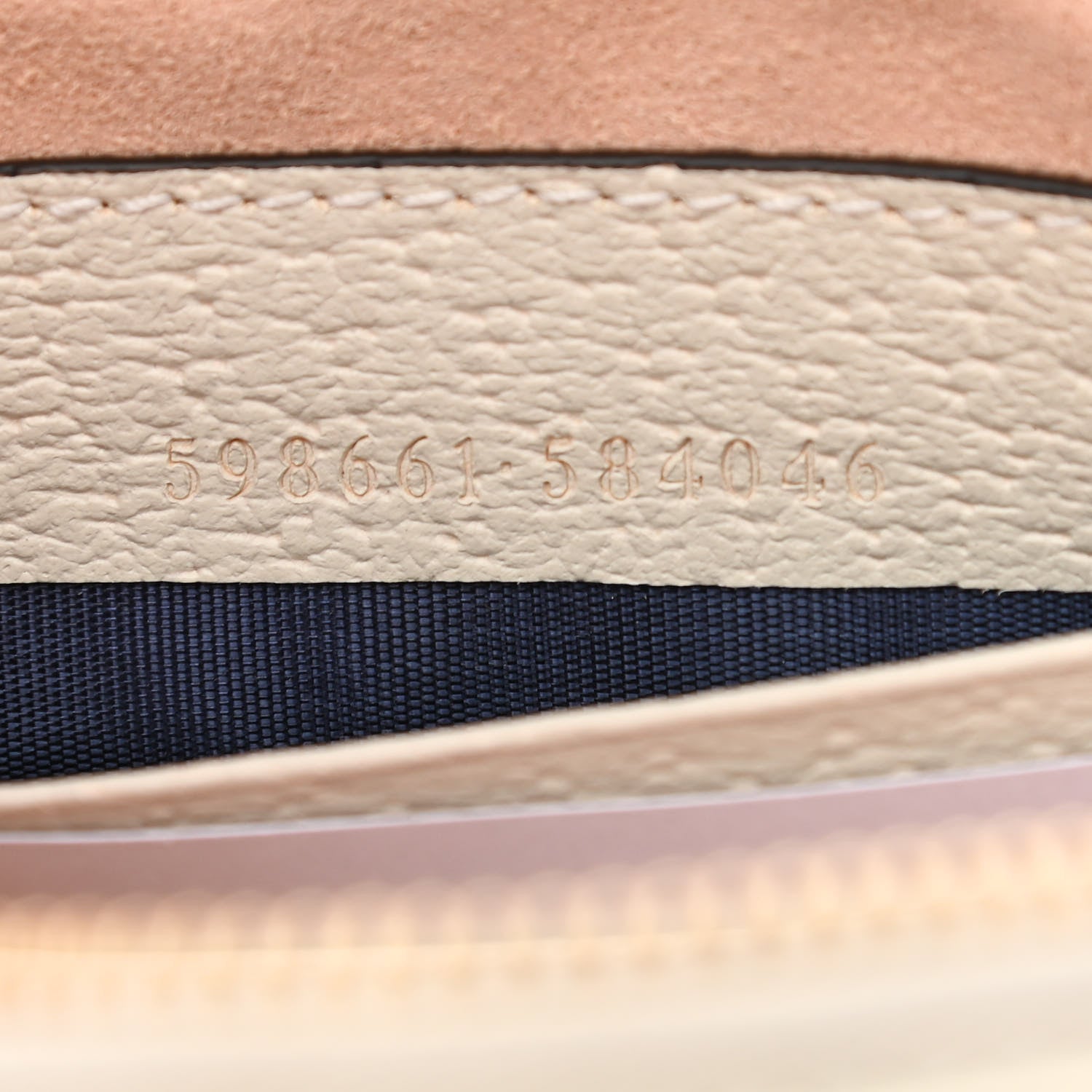 Gucci Textured Calfskin Web Mini Ophidia Round Backpack Mystic White 7 of 8