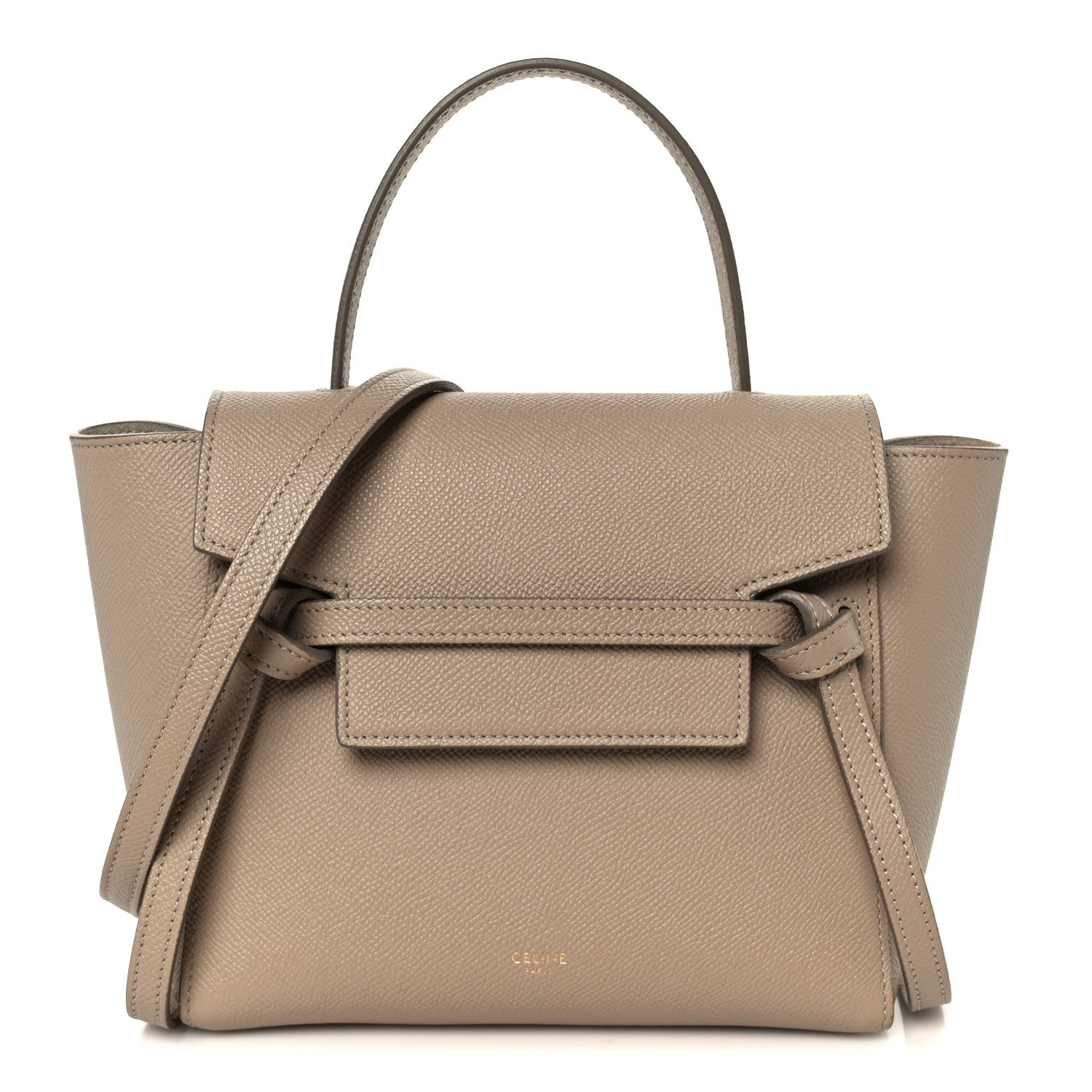 Celine Grained Calfskin Nano Belt Bag Light Taupe 1 of 10