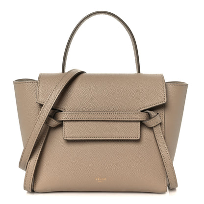 Celine Grained Calfskin Nano Belt Bag Light Taupe 1 of 10