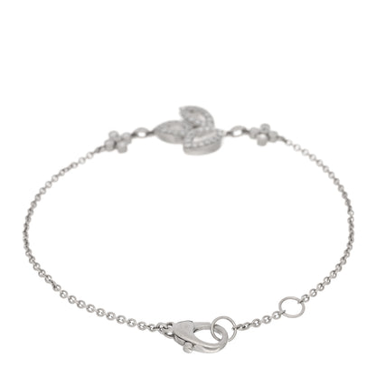 Harry Winston Platinum Diamond Lily Cluster Bracelet 2 of 4