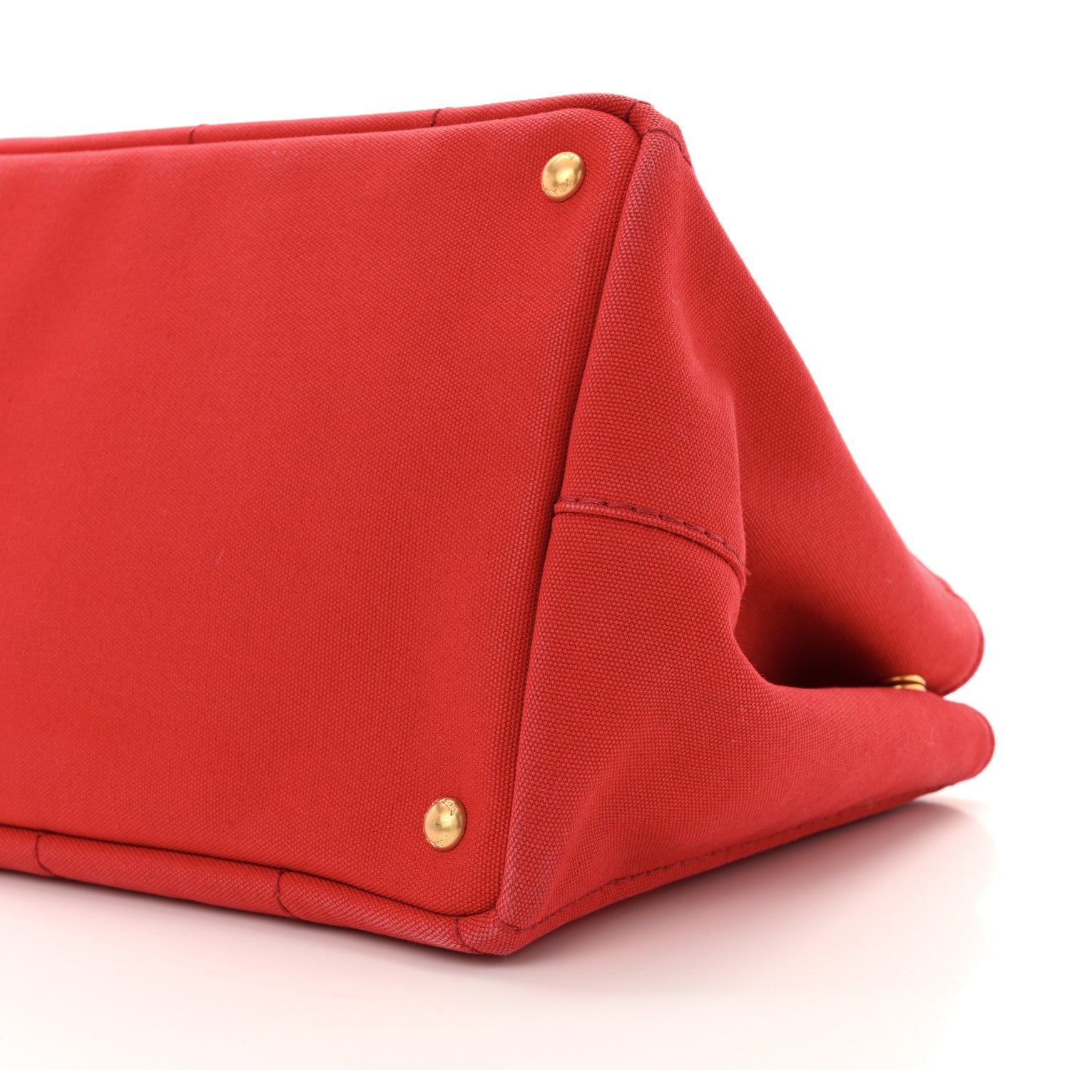 Prada Canapa Small Logo Tote Rosso 10 of 16