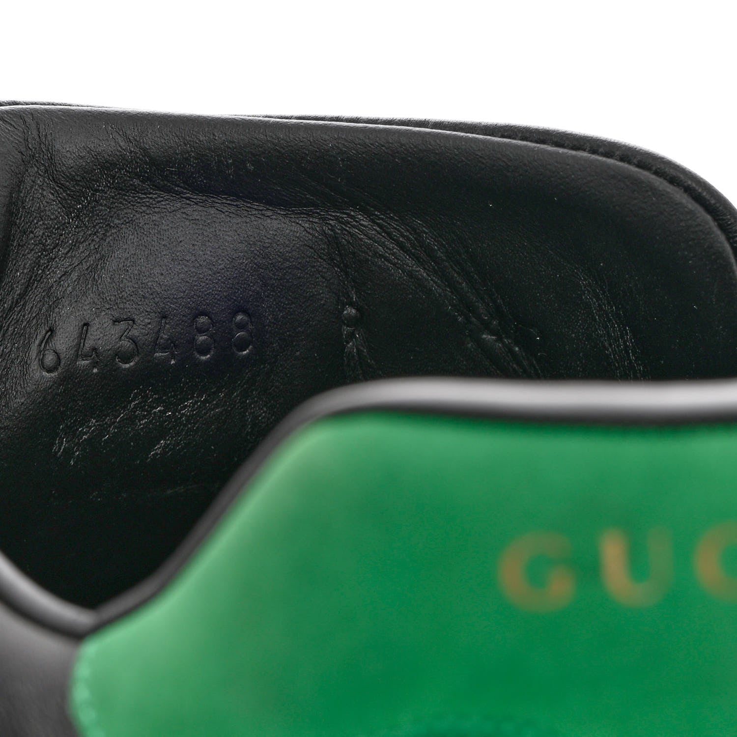 Gucci Calfskin Web Interlocking G Mens Ace Sneakers 9 Black 6 of 15
