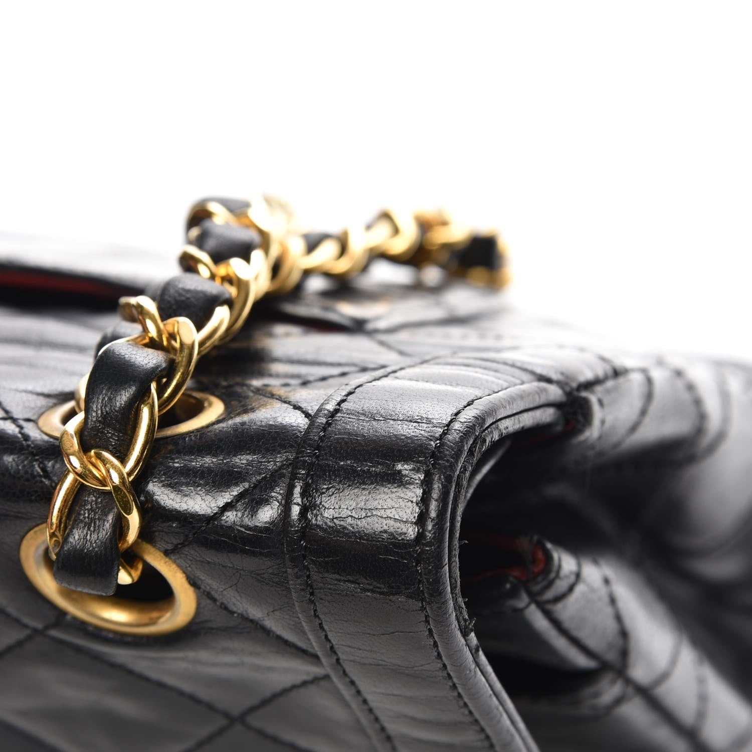 Chanel Lambskin Medium Double Flap Black 15 of 15