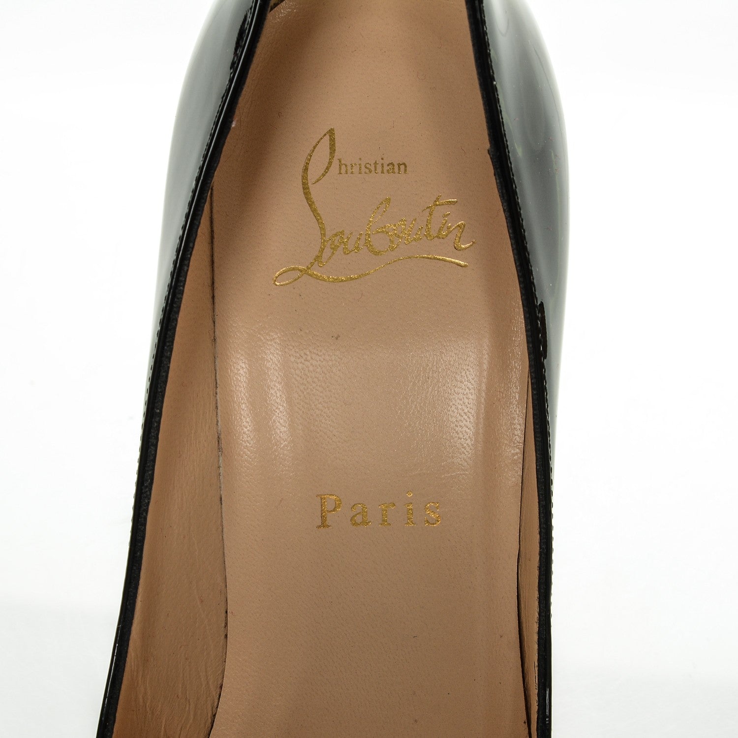 Christian Louboutin Patent Pigalle 100 Pumps 36 Black 7 of 7