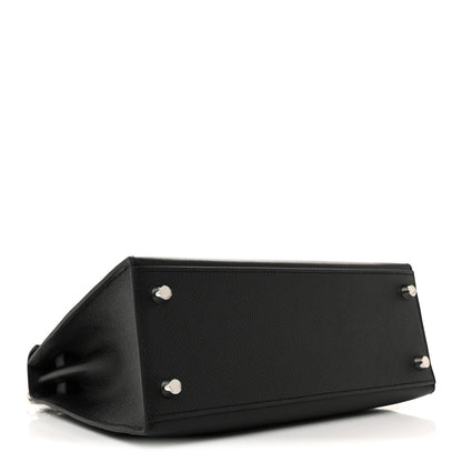Hermes Epsom Kelly Sellier 25 Black 4 of 11