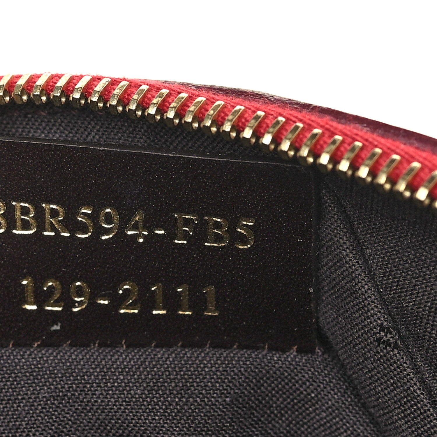Fendi Zucchino Spalmati Forever Pochette Bordeaux Rubino 6 of 8