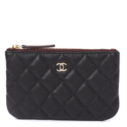 Chanel Caviar Quilted Small Cosmetic Case Black 1 of 10
