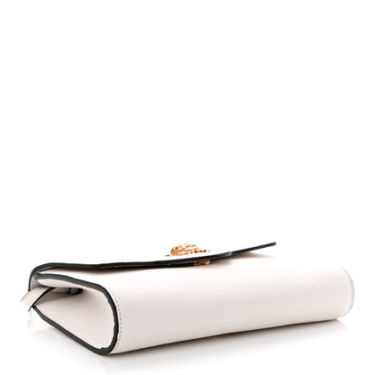 Versace Grained Calfskin La Medusa Crossbody Bag White 4 of 9