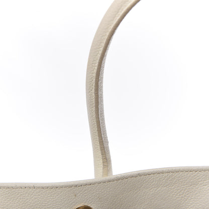 Chanel Caviar Cerf Executive Shopper Tote White 17 of 20