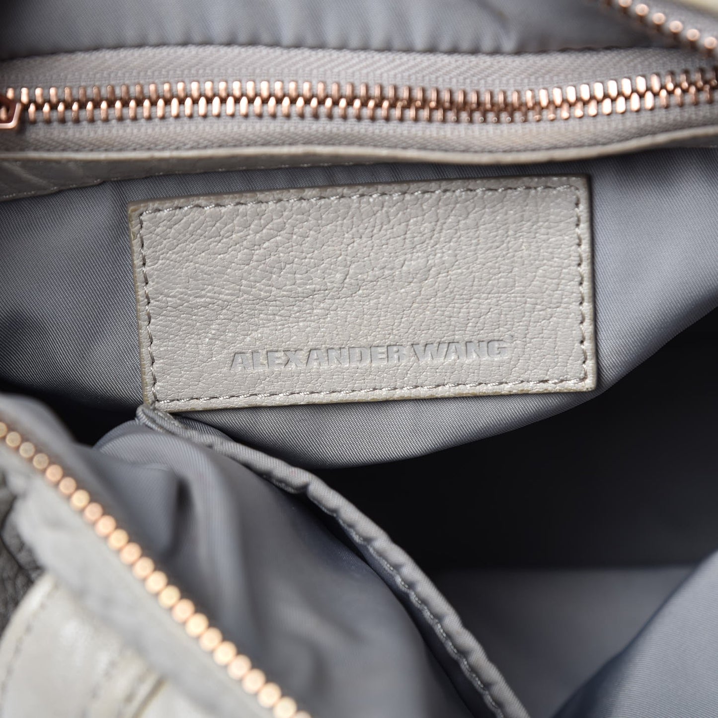 Pebbled Lambskin Rocco Lilac Rose Gold Hardware