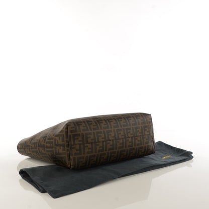 Fendi Zucca Spalmati Medium Roll Tote Tobacco Papavero 5 of 9