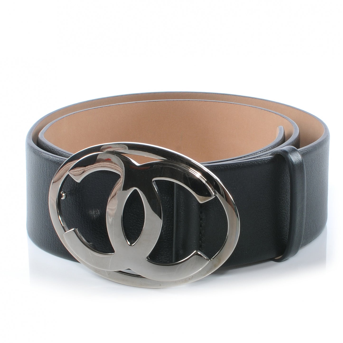 Leather CC Logo Belt 85 34 Black