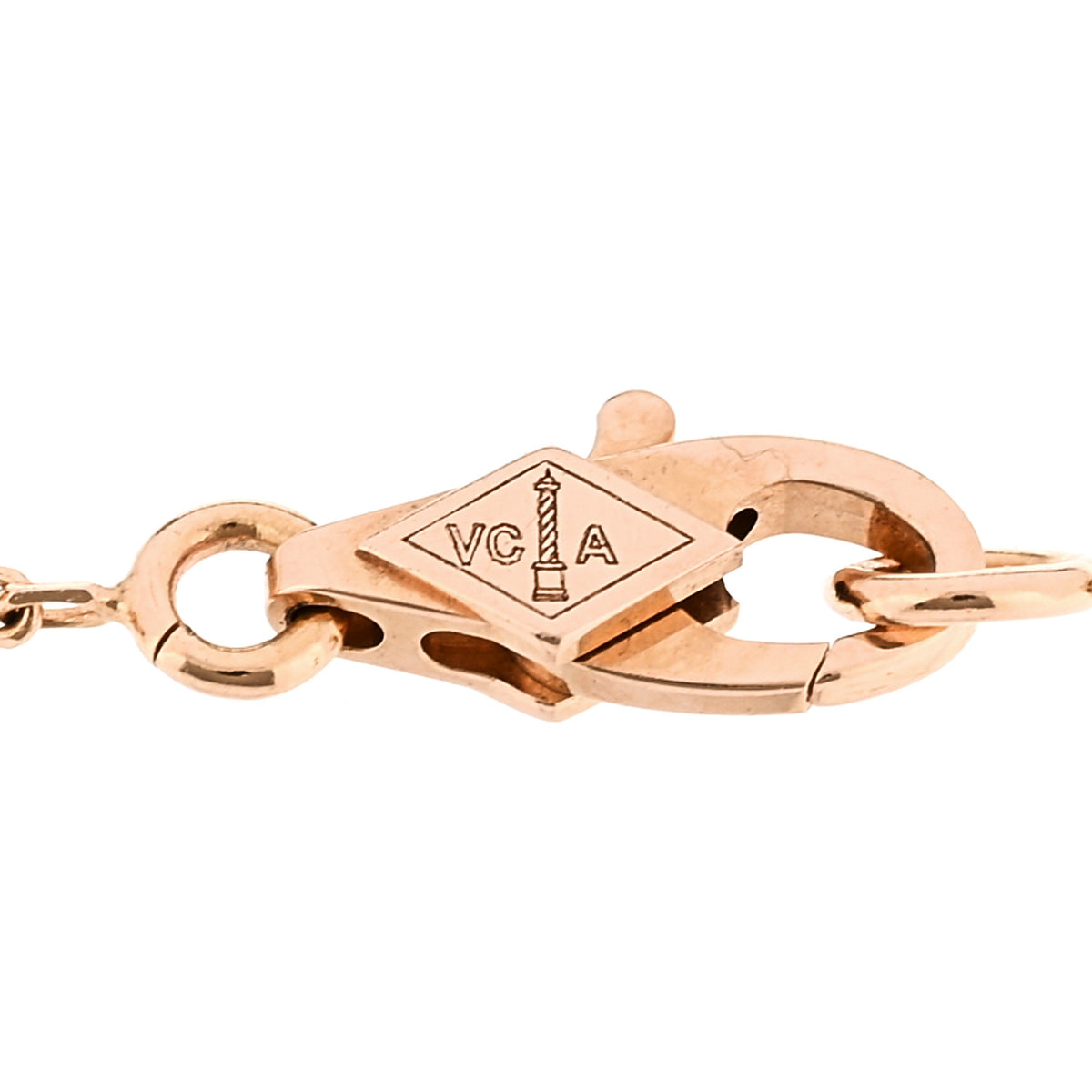 Van Cleef & Arpels 18K Rose Gold Sweet Alhambra Bracelet 4 of 5