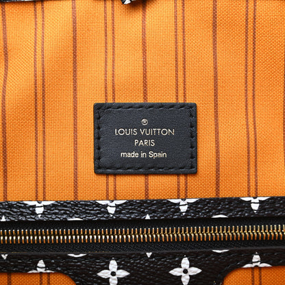 Louis Vuitton Monogram Giant Jungle Neverfull MM Black 6 of 9