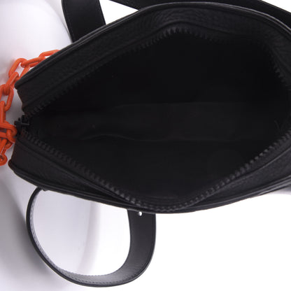Louis Vuitton Taurillon Monogram Uniformes Solar Ray Soft Pochette Volga Belt Bag Black 5 of 8