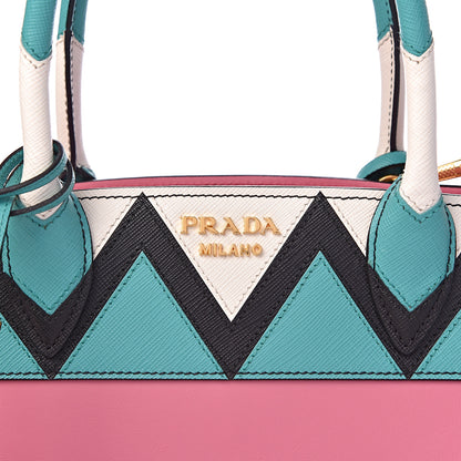 Prada City Calf Saffiano Medium Esplanade Tote Begonia Giad 9 of 9
