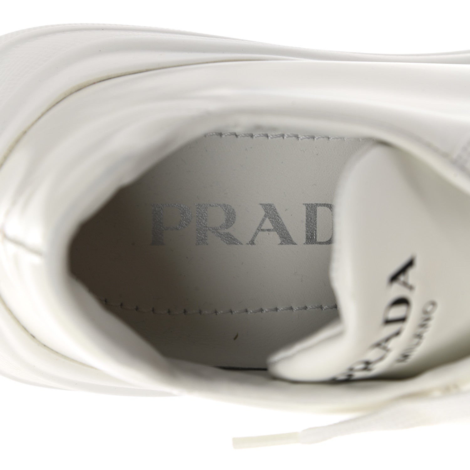 Prada Spazzolato America’s Cup Sneakers 38 White 7 of 8
